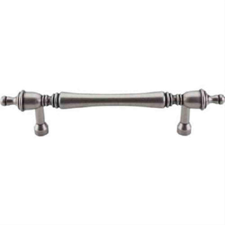 Top Knobs M823-8 Somerset Finial Cabinet Pull / Appliance Pull 8" Center to Center Pewter Antique