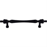 Top Knobs M825-7 M8 Somerset Finial 7" Center to Center Bar Pull Patina Black