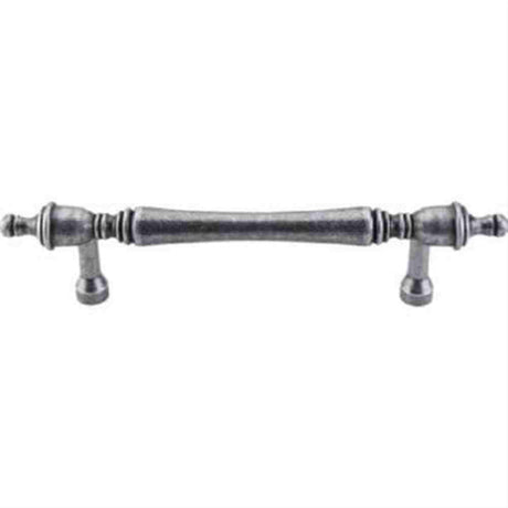 Top Knobs M826-8 Somerset Finial Cabinet Pull / Appliance Pull 8" Center to Center Pewter