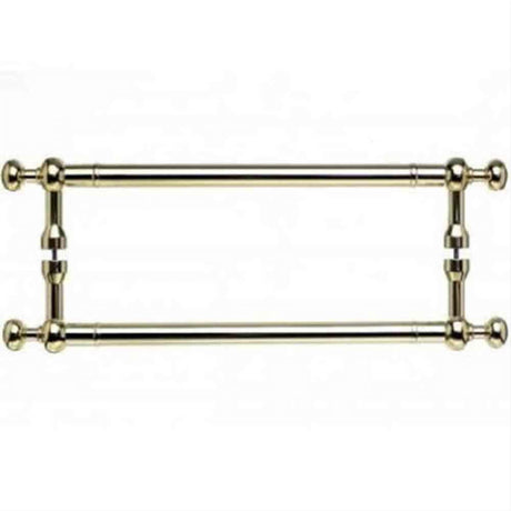 Top Knobs M828-12 PAIR Somerset Weston Door Pull Back to Back 12" Center to Center Polished Brass