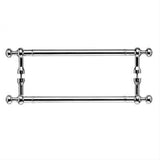 Top Knobs M829-18 PAIR Somerset Weston Door Pull Back to Back 18" Center to Center Polished Chrome