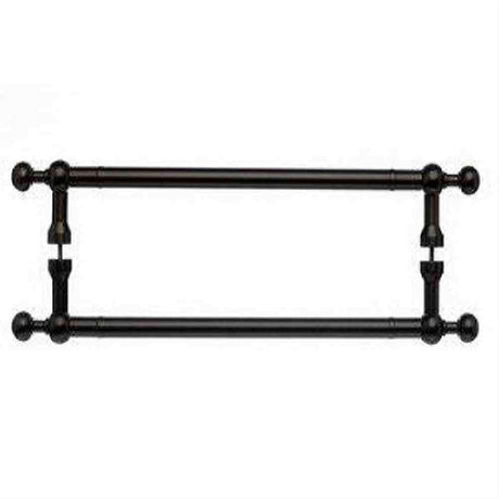 Top Knobs M838-18 PAIR Somerset Weston Door Pull Back to Back 18" Center to Center Oil Rubbed Bronze