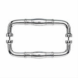 Top Knobs M839-8 Pair TKM84 Normandy Appliance Door Cabinet Pull Back to Back Polished Chrome