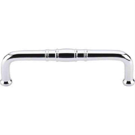 Top Knobs M839-96 Normandy D-Pull 3-3/4" Center to Center Polished Chrome