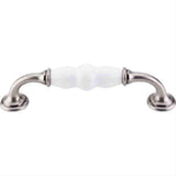 Top Knobs M84 Ceramic D-Pull 5-1/16" Center to Center Pewter Antique