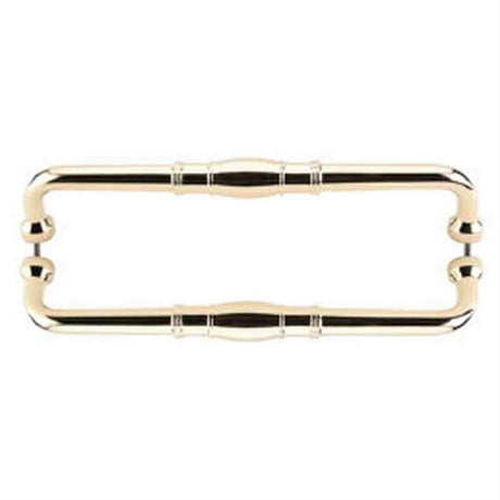 Top Knobs M840-12 Normandy Cabinet Pull / Appliance Pull 12" Center to Center Polished Brass