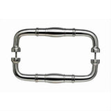Top Knobs M841-8 Pair TKM84 Normandy Appliance Door Cabinet Pull Back to Back Brushed Satin Nickel