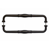 Top Knobs M849-18 pair Normandy Door Pull Back to Back 18" Center to Center Oil Rubbed Bronze