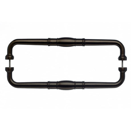 Top Knobs M849-18 pair Normandy Door Pull Back to Back 18" Center to Center Oil Rubbed Bronze