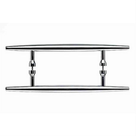 Top Knobs M851-8 pair Nouveau Arrow Door Pull Back to Back 8" Center to Center Polished Chrome