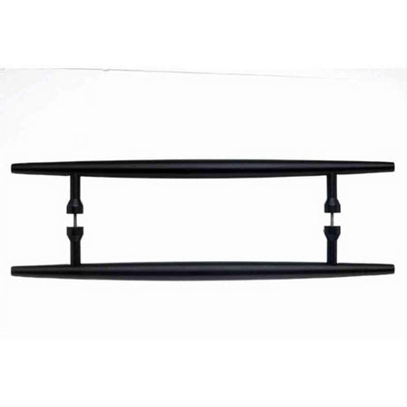 Top Knobs M852-12 pair Nouveau Arrow Door Pull Back to Back 12" Center to Center Flat Black