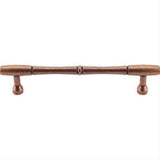 Top Knobs M856-7 Nouveau Bamboo Cabinet Pull 7" Center to Center Old English Copper