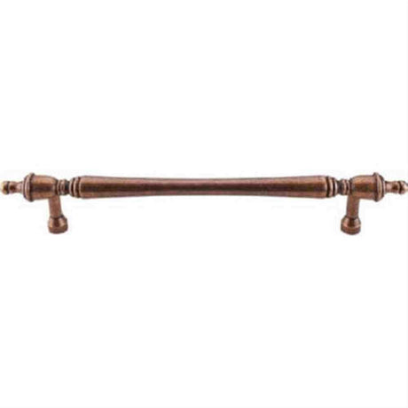 Top Knobs M860-12 Somerset Finial Cabinet Pull / Appliance Pull 12" Center to Center Old English Copper