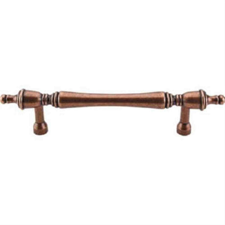 Top Knobs M860-8 Somerset Finial Cabinet Pull / Appliance Pull 8" Center to Center Old English Copper