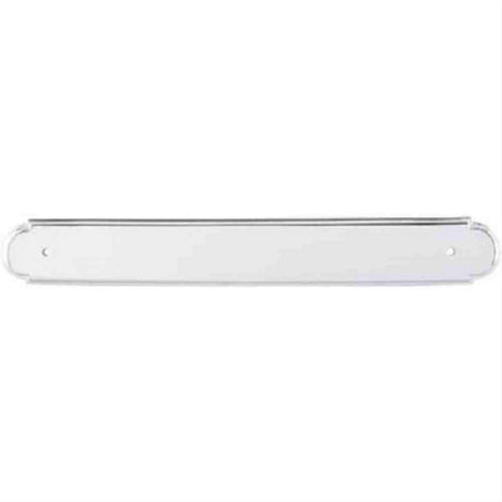 Top Knobs M875 Plain Back Plate 12" Center to Center Polished Chrome