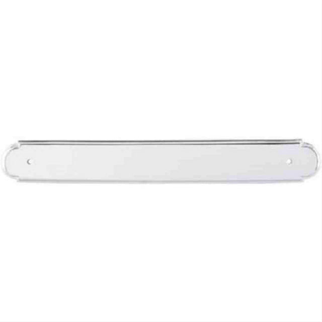 Top Knobs M875 Plain Back Plate 12" Center to Center Polished Chrome