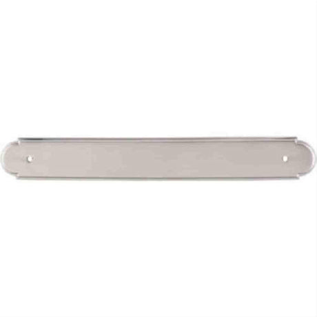Top Knobs M877 Plain Back Plate 12" Center to Center Brushed Satin Nickel