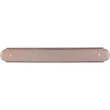 Top Knobs M879 Plain Back Plate 12" Center to Center Antique Copper