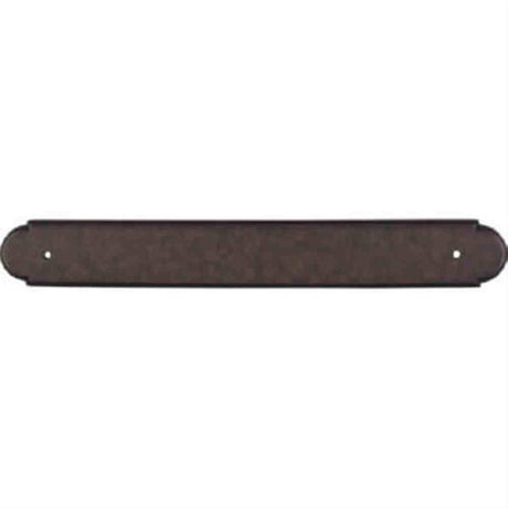Top Knobs M882 Plain Back Plate 12" Center to Center Patina Rouge