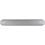 Top Knobs M884 Plain Back Plate 12" Center to Center Pewter