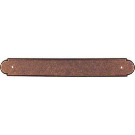 Top Knobs M886 Plain Back Plate 12" Center to Center Old English Copper