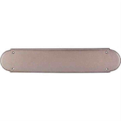 Top Knobs M891 Beaded Push Plate 15" Antique Copper