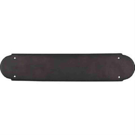 Top Knobs M894 Beaded Push Plate 15" Patina Rouge