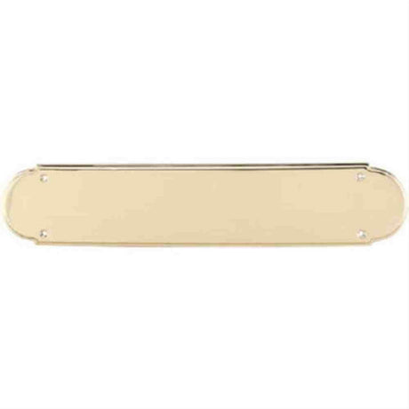 Top Knobs M900 Plain Push Plate 15" Polished Brass