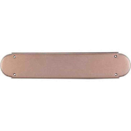 Top Knobs M903 Plain Push Plate 15" Antique Copper