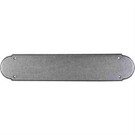 Top Knobs M908 Plain Push Plate 15" Pewter