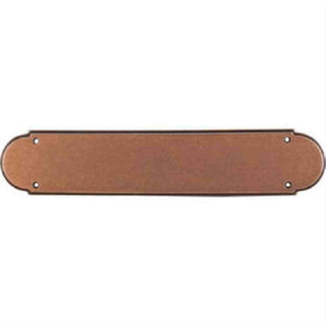 Top Knobs M910 Plain Push Plate 15" Old English Copper