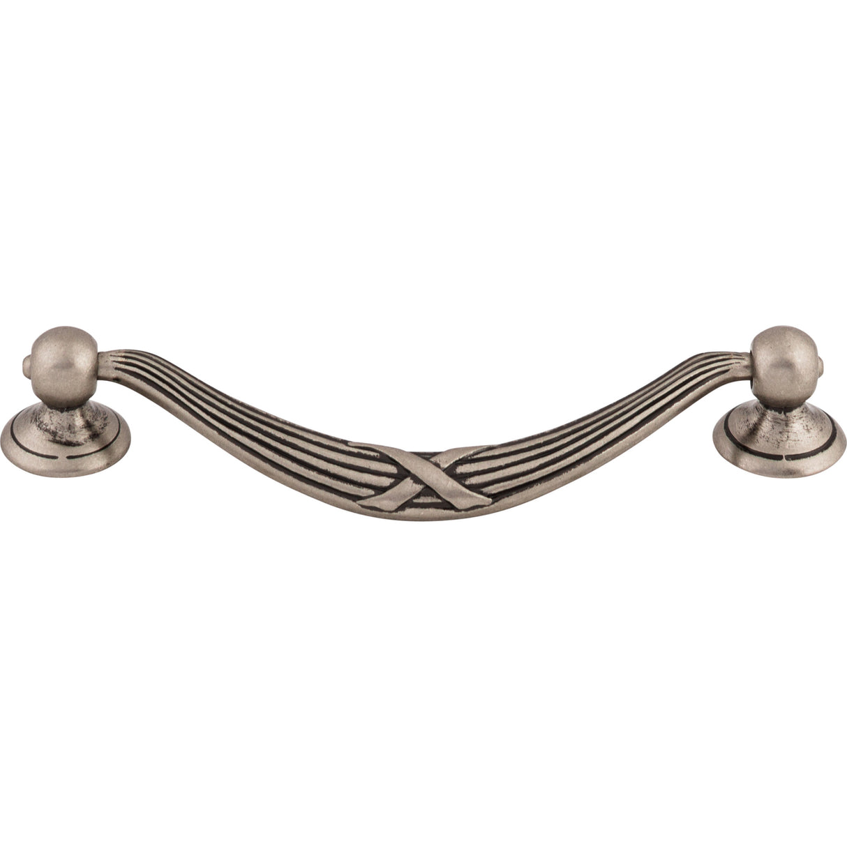 Top Knobs M93 Ribbon & Reed 5 1/16" Center to Center Drop Cabinet Pull