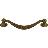 Top Knobs M93 Ribbon & Reed 5 1/16" Center to Center Drop Cabinet Pull