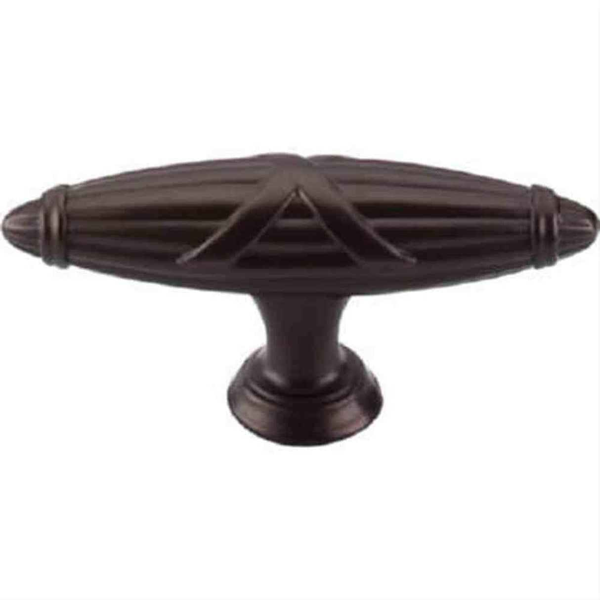 Top Knobs M931 Ribbon & Reed T-Pull 2 3/4" Oil Rubbed Bronze