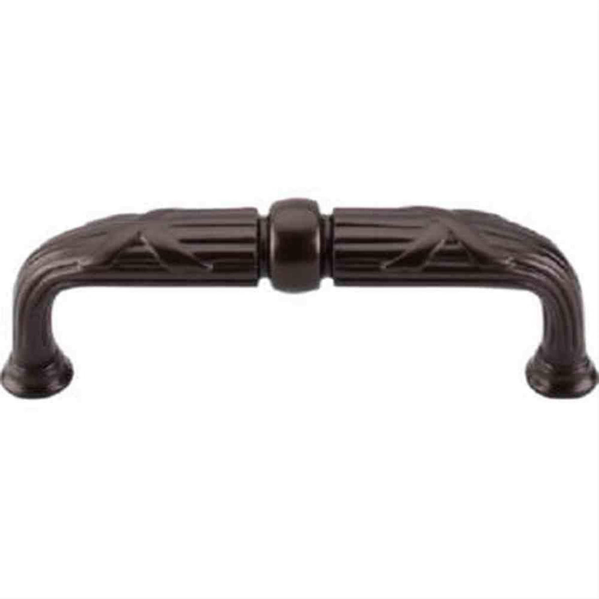 Top Knobs M937 Ribbon & Reed D-Pull 3-3/4" Center to Center Oil Rubbed Bronze