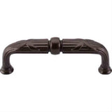 Top Knobs M937 Ribbon & Reed D-Pull 3-3/4" Center to Center Oil Rubbed Bronze