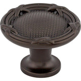 Top Knobs M943 Ribbon & Reed 1 1/4" Diameter Mushroom Cabinet Knob Oil Rubbed Bronze