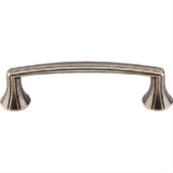 Top Knobs M957 Rue Cabinet Pull 3-3/4" Center to Center German Bronze