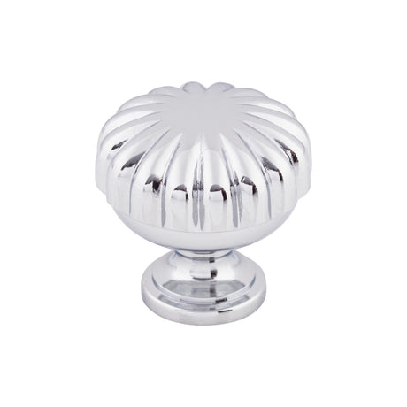 Top Knobs M1615 Melon 1 1/4" Diameter Round Knob Polished Chrome