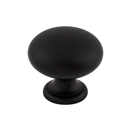 Top Knobs M285 Mushroom 1 1/4" Diameter Round Knob Flat Black