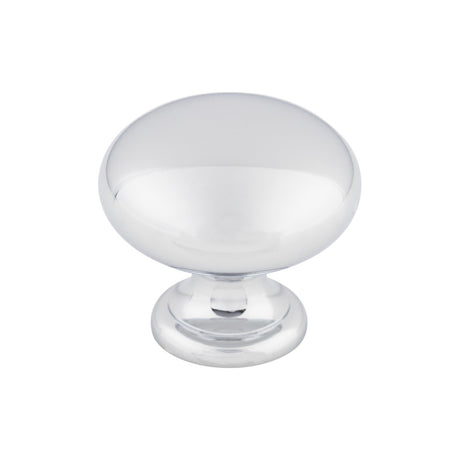 Top Knobs M280 Mushroom 1 1/4" Diameter Round Knob Polished Chrome