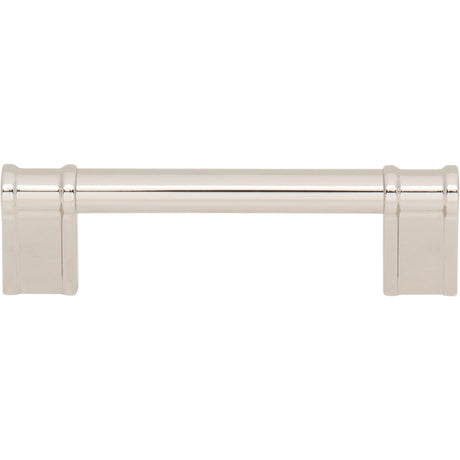 Top Knobs TK3382PN Newburn 3 3/4" Center to Center Bar Pull Polished Nickel