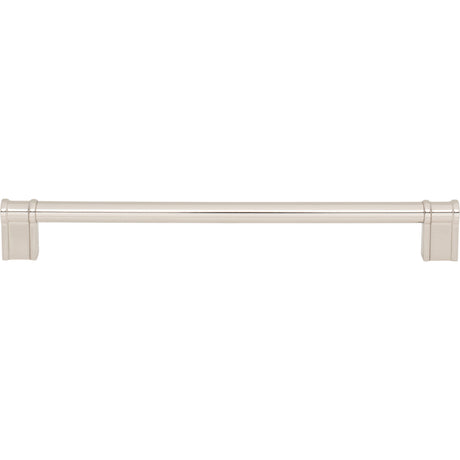Top Knobs TK3386PN Newburn 8 13/16" Center to Center Bar Pull Polished Nickel