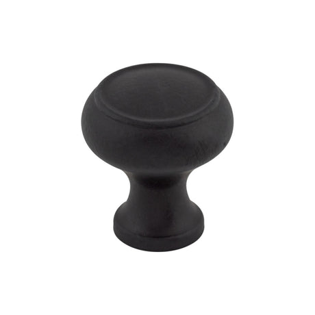 Top Knobs M608 Normandy 1 1/8" Diameter Round Knob Patina Black