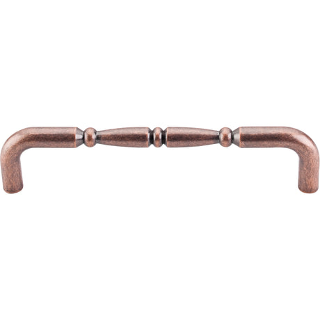 Top Knobs M718-7 Nouveau Ring 7" Center to Center Bar Pull Antique Copper