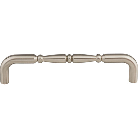 Top Knobs M716-7 Nouveau Ring 7" Center to Center Bar Pull Brushed Satin Nickel