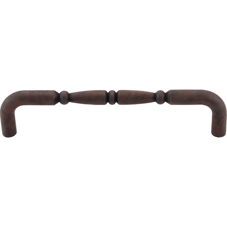 Top Knobs M798-7 Nouveau Ring 7" Center to Center Bar Pull Patina Rouge