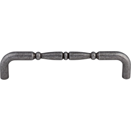 Top Knobs M800-7 Nouveau Ring 7" Center to Center Bar Pull Pewter
