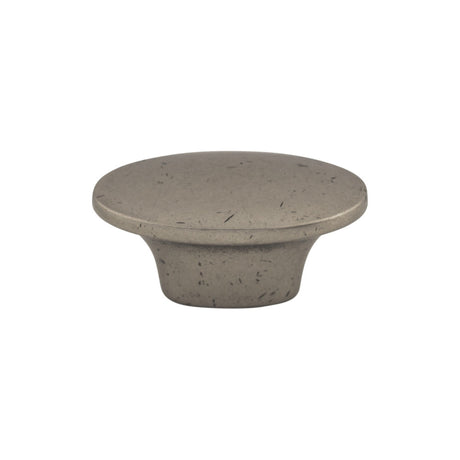 Top Knobs M1235 Dakota 1 1/2" Length Oval Knob Pewter Antique