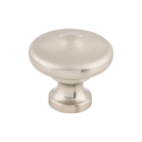 Top Knobs M1921 Peak 1 5/16" Diameter Round Knob Brushed Satin Nickel